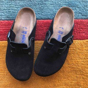 Birkenstock Boston Clog Soft Footbed - size 38 narrow